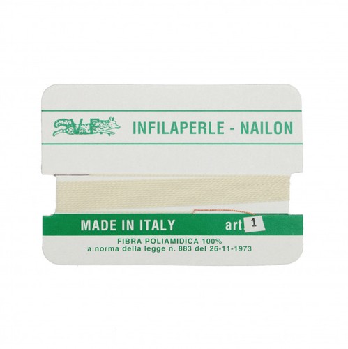 Infilaperle filo nylon con - filo, ago
