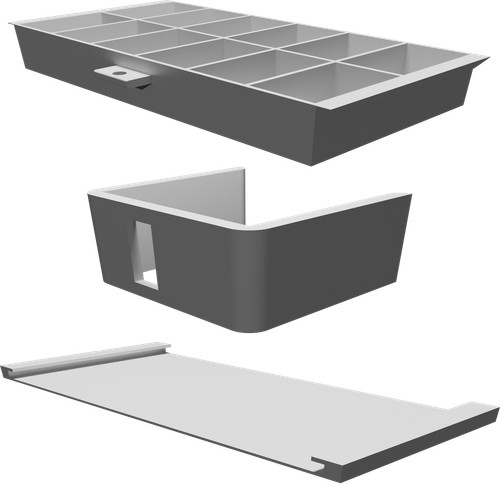 Scatola organizer modulare - scatola, per