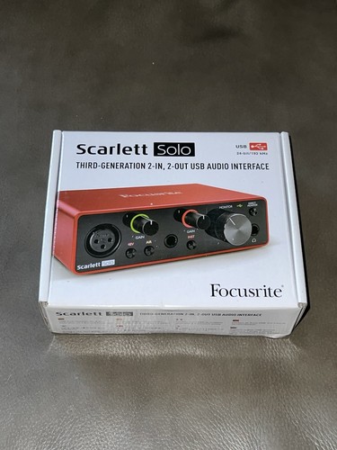 Focusrite scarlett solo - focusrite, 3a