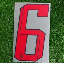 NUMERO 6 PER MAGLIA MILAN