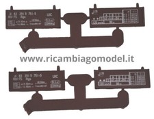 RICW - RICAMBI ORIGINALI RIVAROSSI- R28675 TABELLE LATERALI CARRO PIANALE Rgs FS