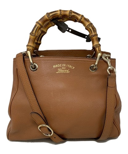 Borsa tracolla gucci bamboo - a,