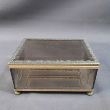 Scatola Di Vetro E Rame. Anni