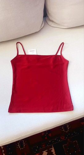 Top canotta rosso scuro - , /