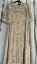 Splendido Maxi Abito Ago e Filo Matrimonio Sera 8 Regalo Abito Natale S