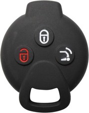 Cover Guscio Chiave per Smart 451 Fortwo Forfour Silicone Gomma Custodia Morbido