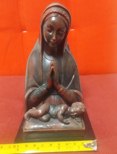 Scultura simile pietra madonna - scultura,