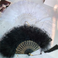 1pc Pizzo Piume Pieghevole