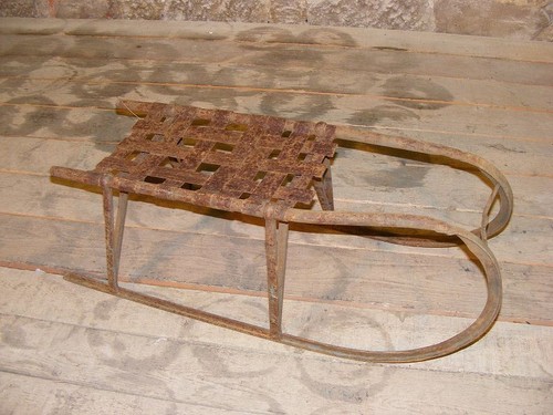 Antico vecchio bambini metallo - vecchio,