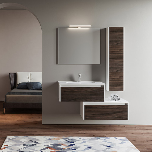 Mobile bagno sospeso - , con