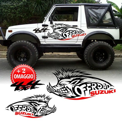 Adesivi stiker suzuki samurai - adesivi,