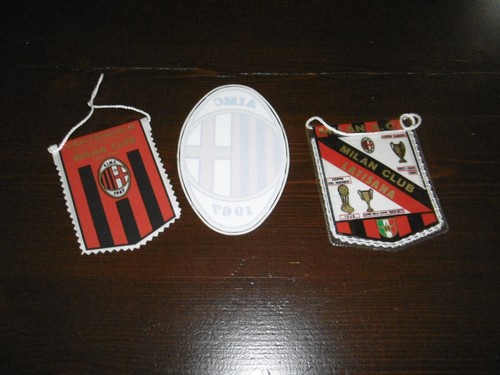 Mini gagliardetti milan - gagliardetti,