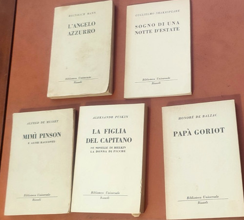 Lotto biblioteca universale - lotto,