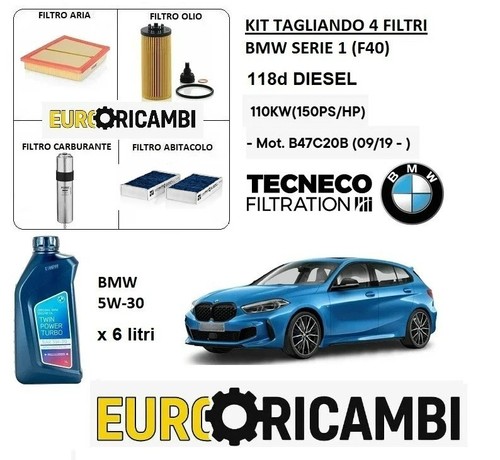 Kit tagliando filtri olio - 4,