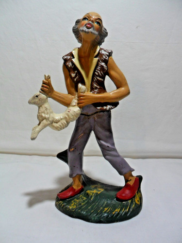 Statua presepe vintage - statua,