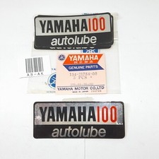 Parte YAMAHA YL1 YL2 100 Adesivi Cover Laterale Decalcomanie Yamaha Autolube ...
