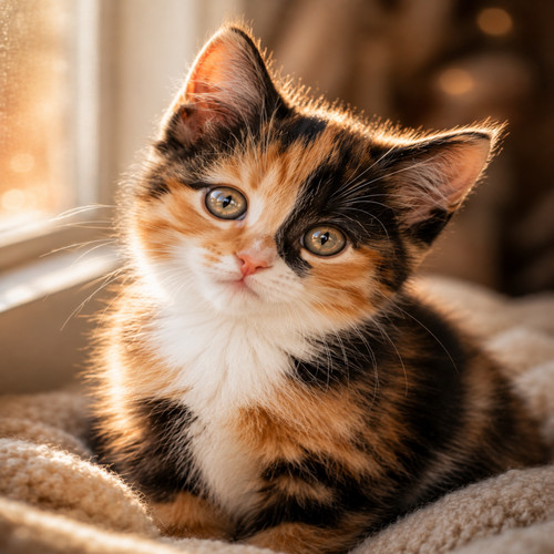 Calico kitten tote - kitten, bag