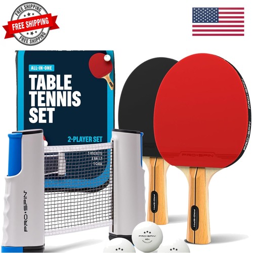 Set ping pong portatile con - set,