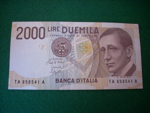Banconota lire 2000 italia - 2000, italia*