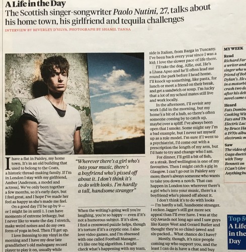 Paolo nutini sunday - paolo, nutini~uk