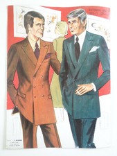 Grande Tavola Antica Moda Uomo