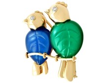 Spilla vintage in oro giallo