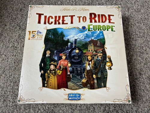 Ticket ride europe 15th - ticket,