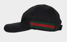 Gucci Auth Black GG Logo Sz 59