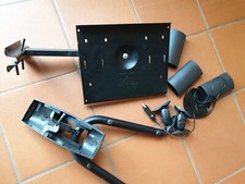  Staffa Porta, supporto  TV 33x27 cm- Nero da parete