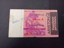 biglietto stadio JUVENTUS REAL
