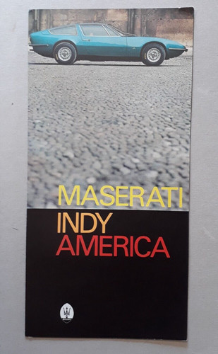 Brochure maserati indy america - maserati,