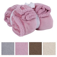 Sherpa Fleece Fur Blanket