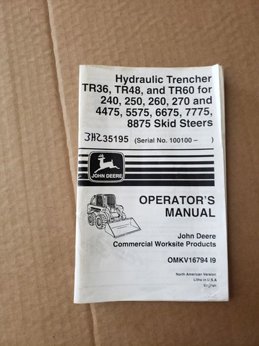 John deere tr36 tr48 tr60 - tr36,