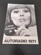 1971 CONDOR SUPER AUTO RADIO BROCHURE ORIGINALE