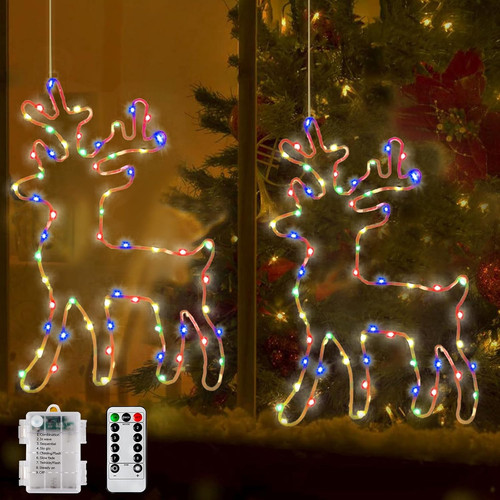 Renna natale luminosa - di, 2