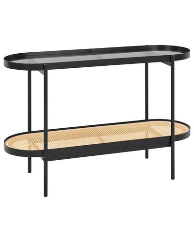Tavolino consolle reno nero - tavolino,