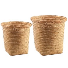  2 Pcs Cestino Vimini Per La