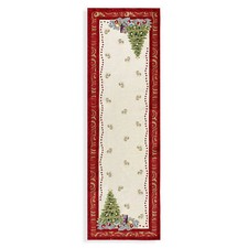 Runner natalizio 47x140cm decorazioni Centrotavola Natale Maestri Cotonieri 4524