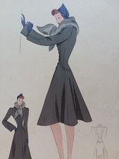 Litografia Originale di Moda