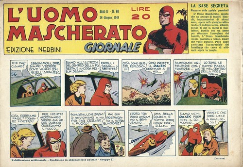 Uomo mascherato giornale - l'uomo,