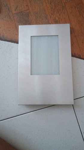 Cornice argentata spazio foto
