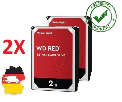 Western digital red 2tb - 2x,