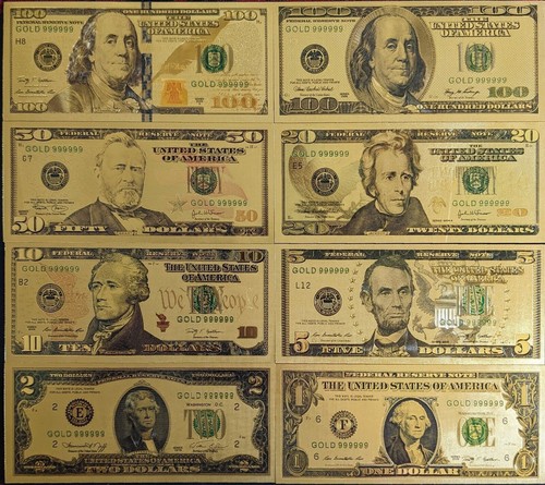 Diverse banconote oro - diverse,