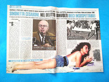 CLIPPING DI GIORNALE GIALLO