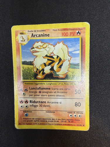 Pokemon arcanine set base - set,