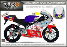 ADESIVI stickers MOTO KIT per aprilia rs 125 1999 replica valentino rossi 125cc