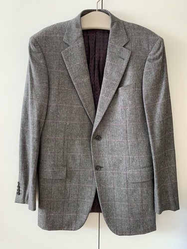 Pal zileri blazer tweed grigio - zileri,