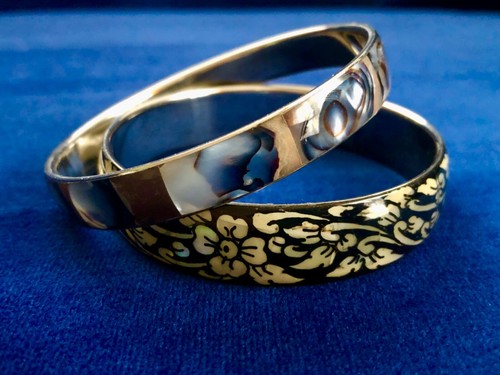 Vintage bracelets nacre - 2,