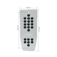 Pedana poggiapiede auto in