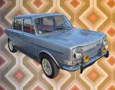 Coppia DX SX Gemme frecce bianche anteriori Simca 1000 ricambio NOS